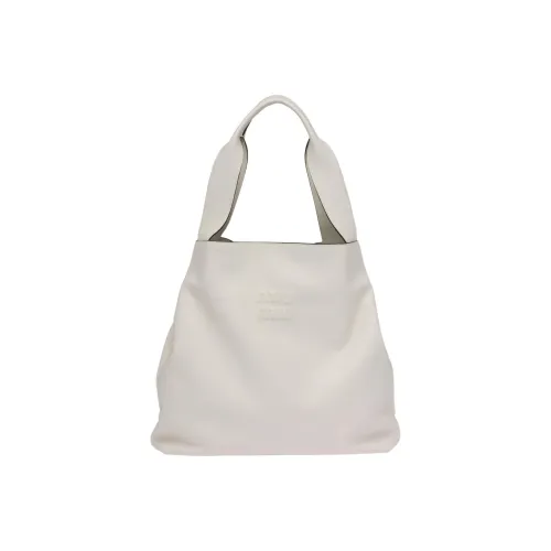 MIU MIU Кожа Тоут Сумка Сумка для покупок Сумка Сумка через плечо Женская Белая