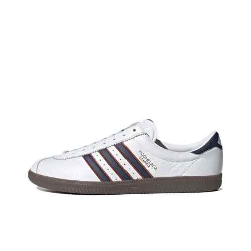 Adidas Originals Hochelaga SPZL Slip Resistant Abrasion Resistant Низкие Скейтборд Кроссовки Унисекс Белый Коричневый Черный