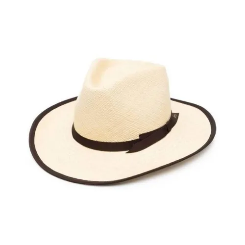 Borsalino Straw Cylinders Men's Light Umber