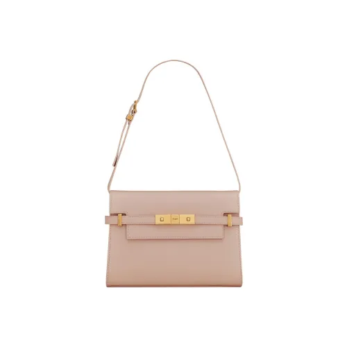 SAINT LAURENT Сумка через плечо из коровьей кожи женская розовая