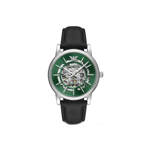 EMPORIO ARMANI Автоматический Механический Механизм Мужские Часы 43 мм Зеленый