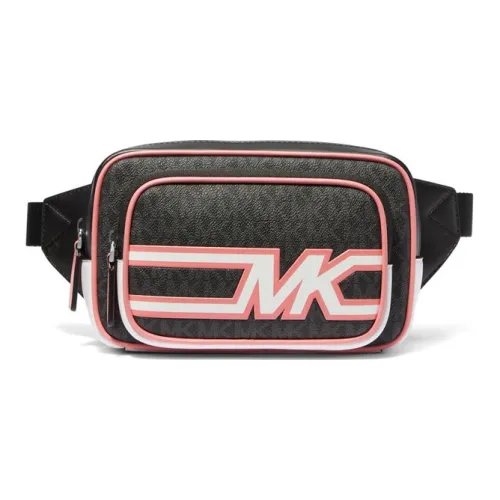 MICHAEL KORS MK Cooper Искусственная кожа + текстиль кошелек большой мужской черный белый розовый