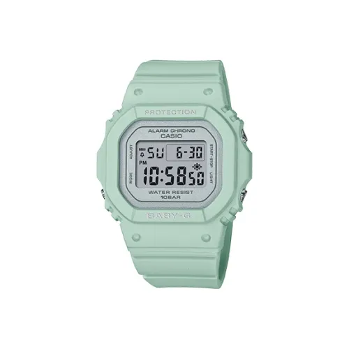 CASIO Малыш G BGD 565 Коллекция Электронный Механизм Резиновый Ремешок Часы Унисекс Серый Циферблат