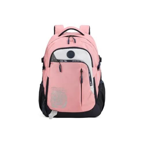 AOKING AK Полиэстер Рюкзак Большой Унисекс Light Розовый Светло-Серый Черный