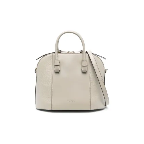 Furla Gilda Телячья кожа Сумка-тоут Сумка для покупок Сумка через плечо Сумка Женская Серый Белый