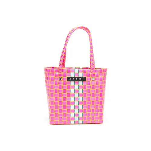 MARNI Полипропиленовая корзина-сумка одно плечо обычная женская фуксия