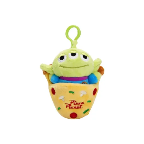 POTDEMIEL X Disney Alien Pizza Expert Plush Pendant 11cm Height