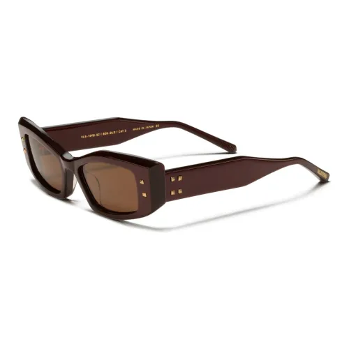 Valentino Солнцезащитные очки Темно-кофейные Женские