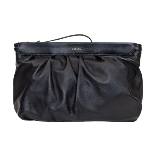 ISABEL MARANT Lambskin Clutch Women's Black