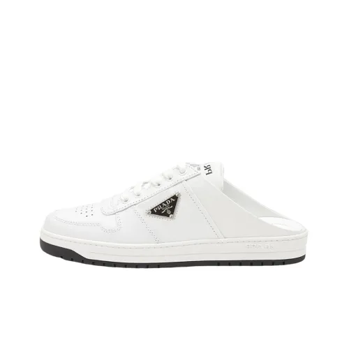 PRADA Резиновая подошва устойчивая к истиранию домашние тапочки женские белые