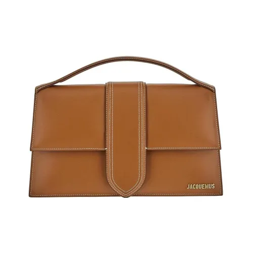 Jacquemus Le Bambino Телячья кожа Портативная Сумка через плечо Сумка на плечо Женская Коричневая