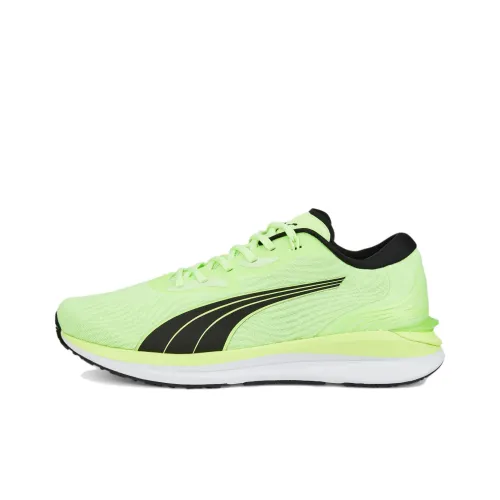 PUMA Electrify Nitro 2 Slip-Resistant Abrasion-Resistant Low Top Casual Running Shoes Men's Green Black PUMA Electrify Nitro 2 Противоскользящий устойчивый к истиранию низкий топ повседневная обувь для бега мужская зеленый черный