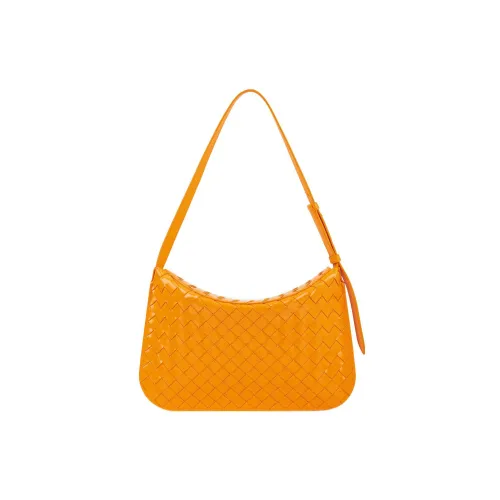 Bottega Veneta Flip-клатч из коровьей кожи маленькая сумка сумка через плечо сумка женская золотая