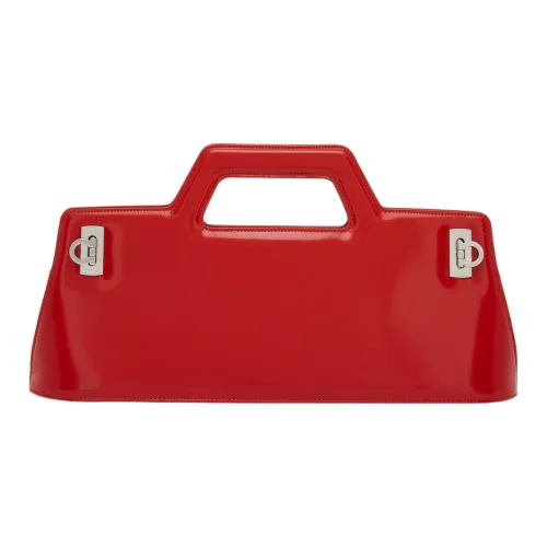 Ferragamo Сумка через плечо из коровьей кожи обычная женская красная