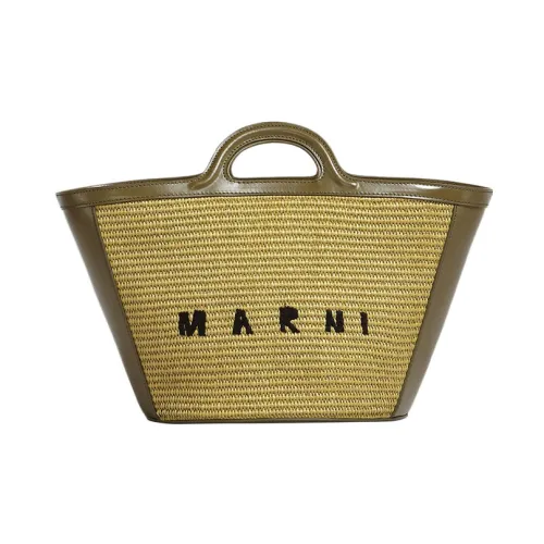 MARNI TROPICALIA Сумка через плечо из коровьей кожи маленькая сумка оливково-зеленый женский