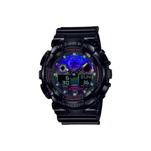 CASIO Кварцевый механизм Смольный ремешок Часы для мужчин Синий циферблат