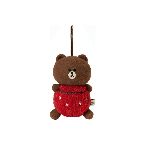 LINE FRIENDS Brown Bear Festival Plush Pendant 13,5 см Высота