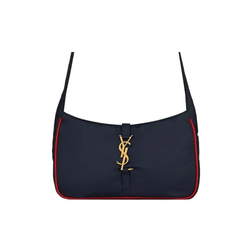 SAINT LAURENT LE5A7 Сумка-хобо из нейлона сумка через плечо женская морской синий