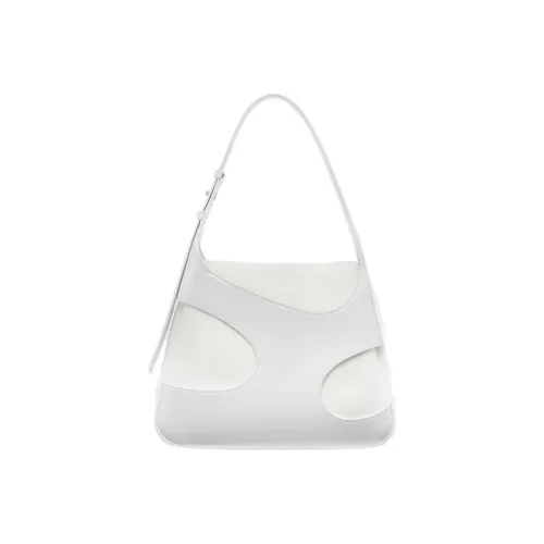 Ferragamo Сумка-хобо сумка сумка через плечо из воловьей кожи с пэчворком холст женская белая