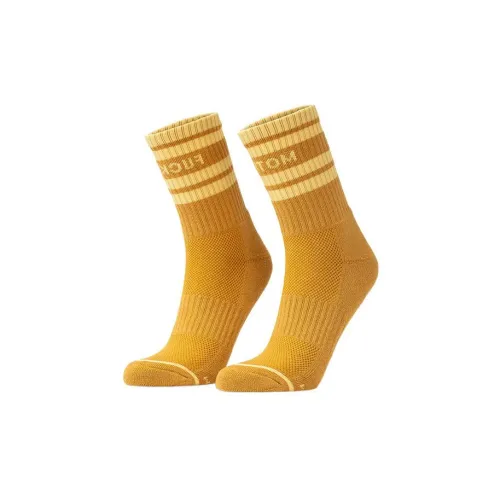 Mother 1 шт Желтые Женские Носки MID до икры