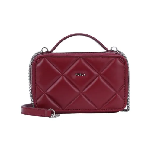 Furla Вавилон Коровья кожа Сумка Сумка через плечо Сумка через плечо Женская Красная