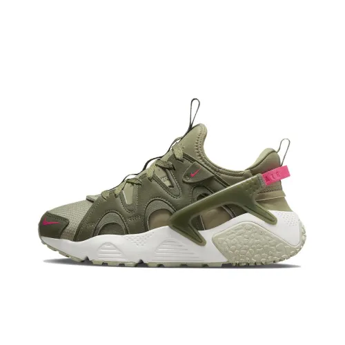 Nike Air Huarache Low Топ Повседневные Беговые Кроссовки Женские Зеленые