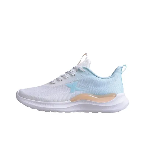 XTEP Cloud DC противоскользящие устойчивые к истиранию дышащие низкие топовые беговые кроссовки Женские Белые Синие Оранжевые