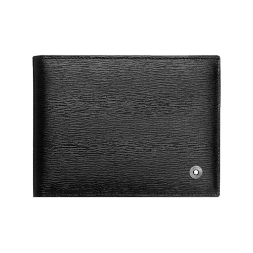 MONTBLANC Кошелек из коровьей кожи стандартный мужской черный