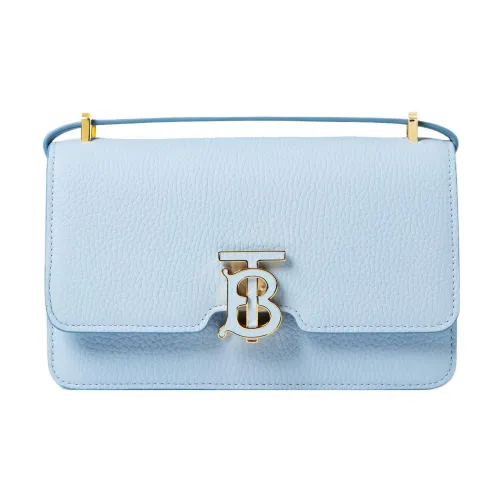 Burberry Сумка через плечо из коровьей кожи Мини Женский Светло-синий