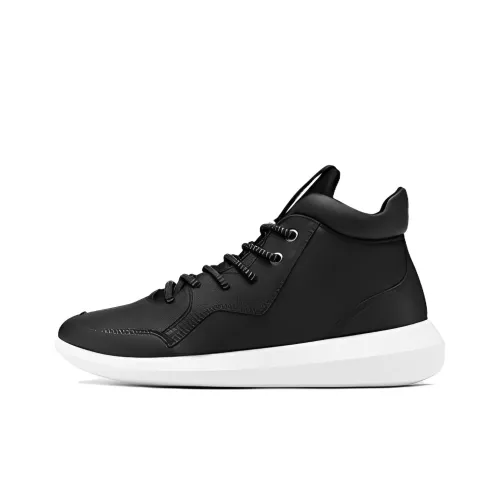 Ecco Racing Speed High Top Спортивная Повседневная Обувь Женская Черная