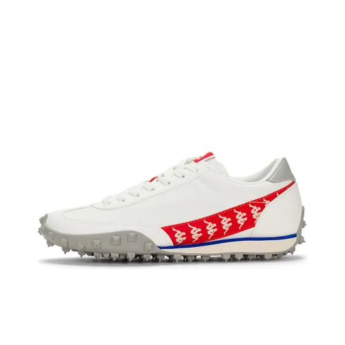 KAPPA Шорты Устойчивые к истиранию Низкий Топ Беговые кроссовки Унисекс Оптический белый