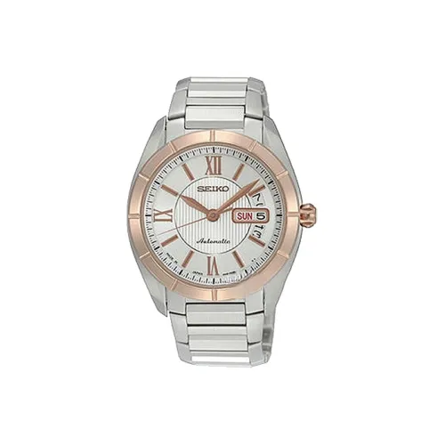 SEIKO Presage Series Автоматический Механический Механизм Нержавеющая Сталь Ремешок Часы 39 Мужские Часы Белый Циферблат