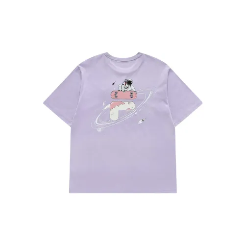 FILA FUSION FOB series T-Shirt Унисекс Фантазия Фиолетовый
