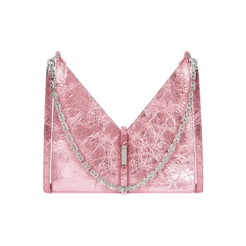 GIVENCHY Cut Out Series Lambskin Crossbody Bag Small Women's Silk Pink