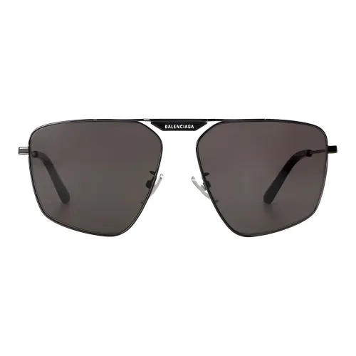 Balenciaga Сплав Нерегулярная форма Солнцезащитные очки Мужской Черный
