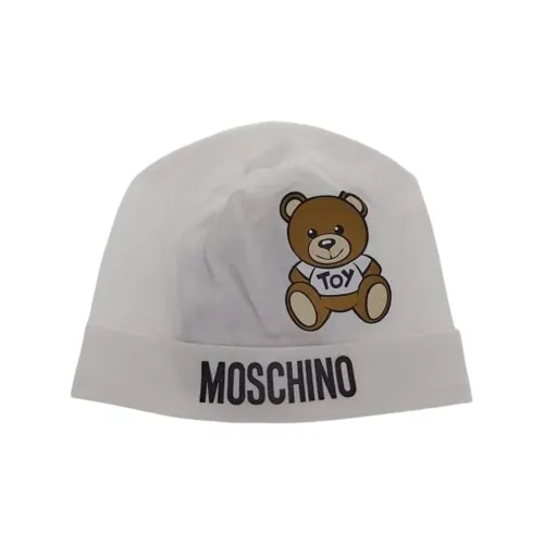 MOSCHINO Хлопок Шапка-бини Белая для Детей