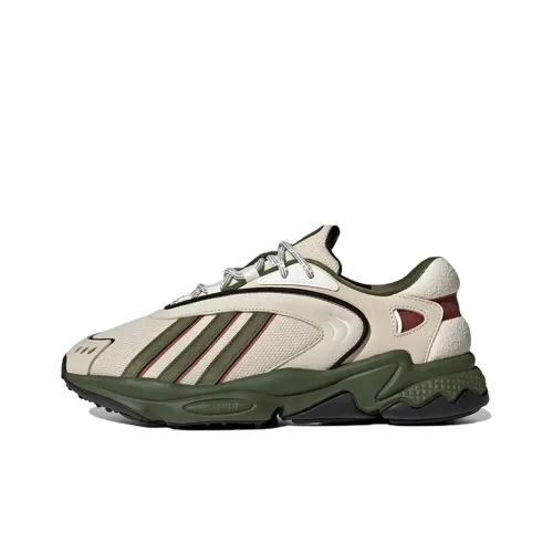Adidas Originals Oztral Шокабсорберы Противоскользящие Устойчивые к истиранию Низкий Топ Casual Унисекс Бежевый Зеленый