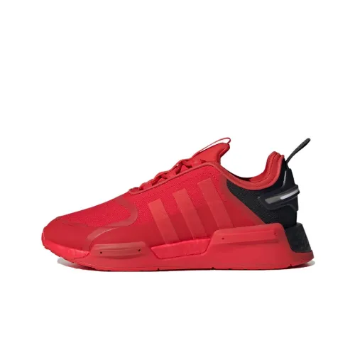 Adidas Originals NMD_R1 V3 Амортизаторы Slip-resistant Abrasion-resistant Низкий топ Спортивная повседневная обувь Красный Черный