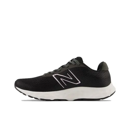 New Balance NB 520 Low Топ Беговые кроссовки Женские Черный белый