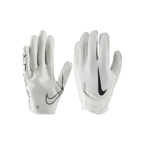 Nike Силиконовые спортивные перчатки, белые, мужские