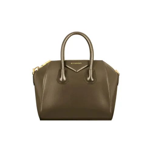 Givenchy Antigona Smooth Кожа Сумка через плечо Сумка Мини Женская Темный хаки