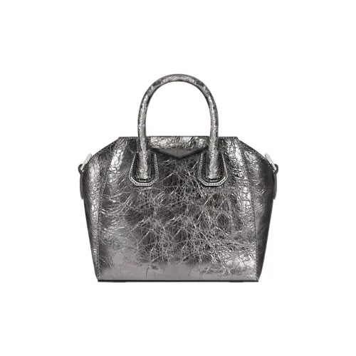 GIVENCHY Antigona Lambskin Сумка через плечо Сумка Extra Mini Women's Silver Серый
