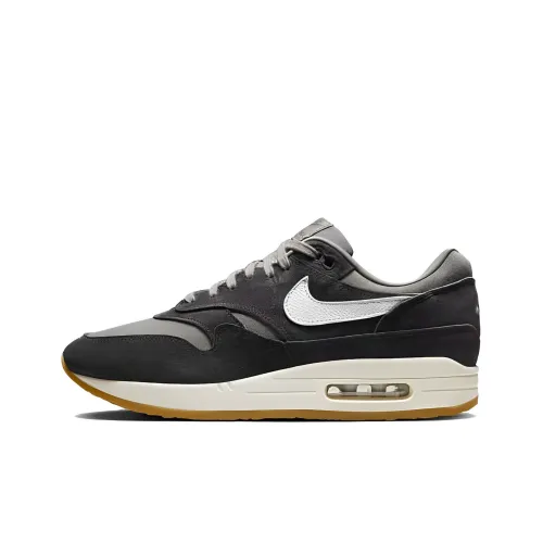 Nike Air Max 1 Low Топ Повседневная обувь Унисекс Серый