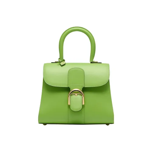 Delvau Brillant с рельефной телячьей кожей сумка через плечо маленькая сумка женская зеленая