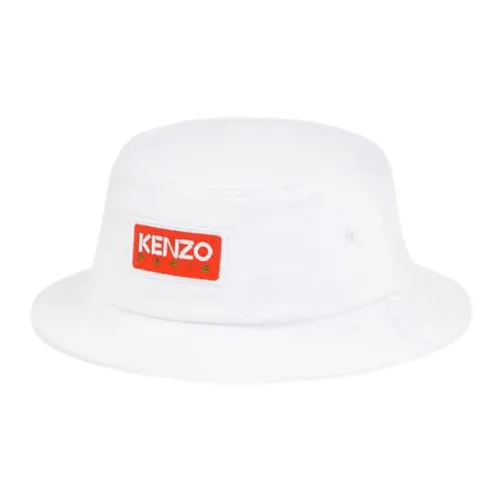 KENZO Холст Ведро Шляпы Белый Мужской