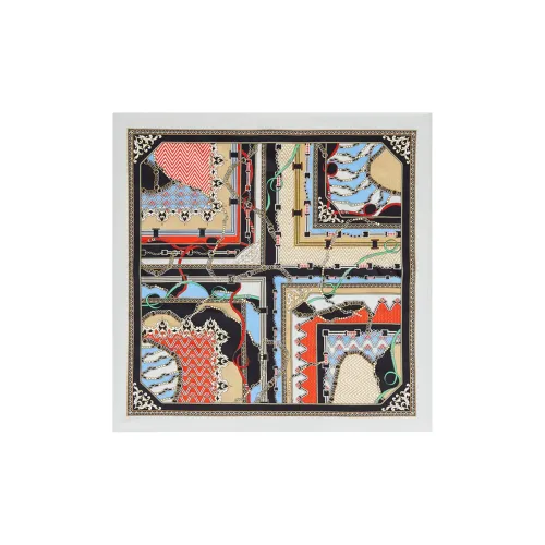 WENSLI Средний Квадратный Шарф Женский