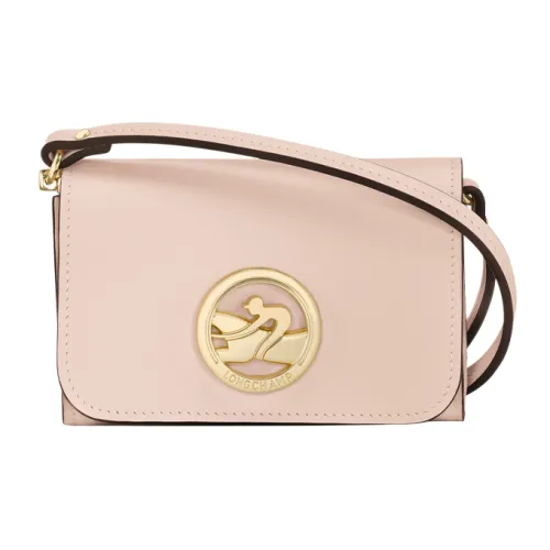 LONGCHAMP Коробка TROT Коровья кожа Одно плечо Через плечо Монета Кошелек Обычный Женский Розовый