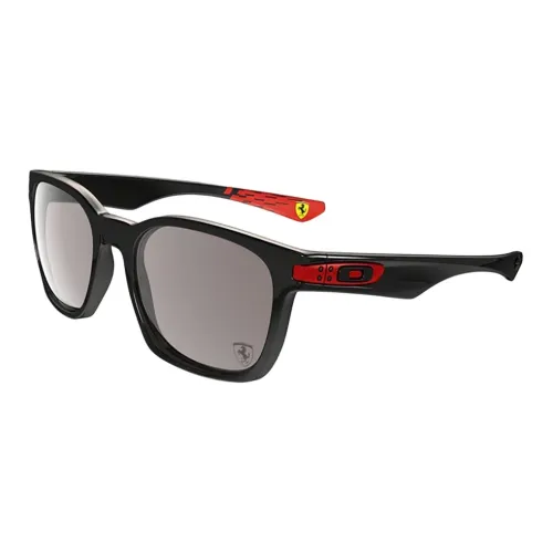 Oakley Пластиковая оправа Квадратные Солнцезащитные очки Унисекс Черные