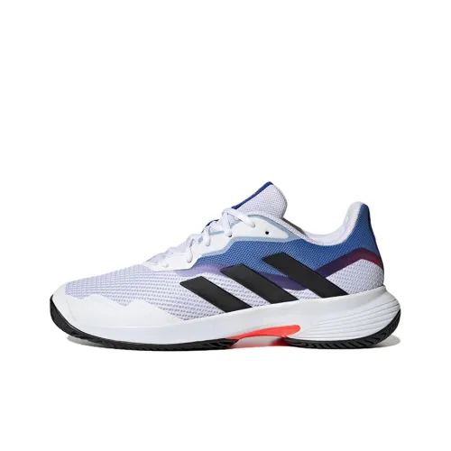 Adidas CourtJam Control Теннис Баланс Низкий Топ Кроссовки для тенниса Мужские Белый Черный Синий