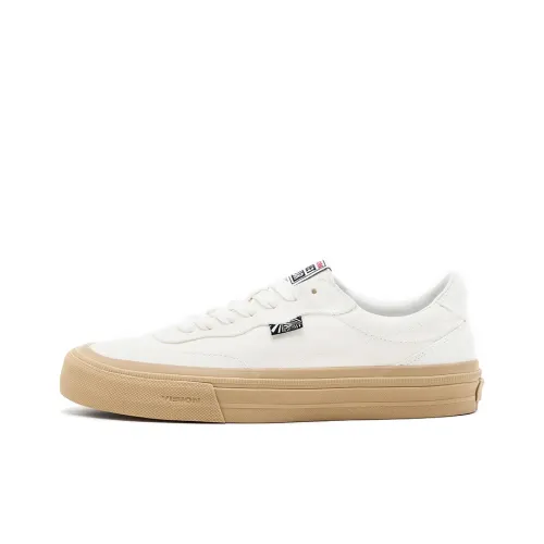 Vision Street Wear Плоский верх Скейтборд Кроссовки Low Топ Экрю Унисекс